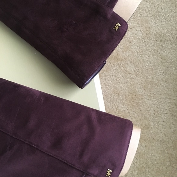 MK over the knee boots burgundy size 5.5 - Picture 2 of 5
